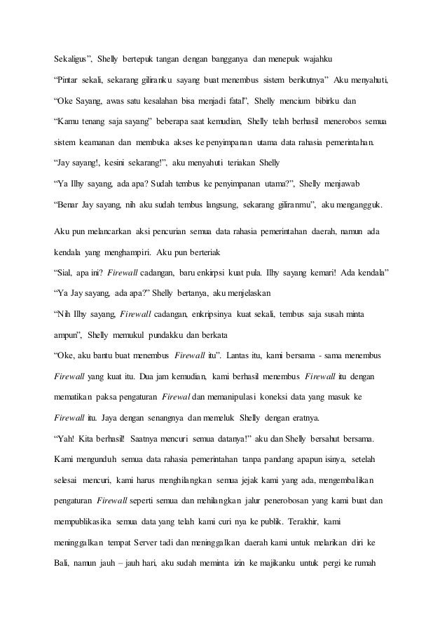 Cerpen Aku Hebat Karena Aku Peretas