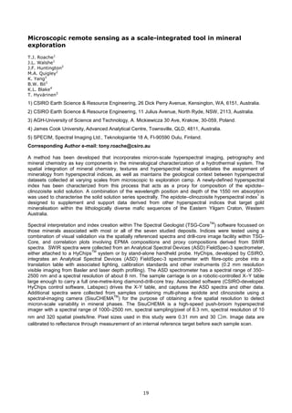 Grsg abstract book v5 Advances in Geological Remote Sensing | PDF