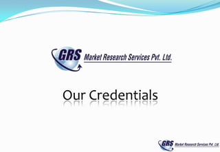 Our Credentials
 