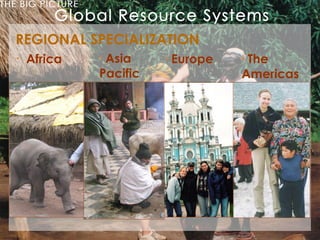 Regional specialization REGIONAL SPECIALIZATION Africa Europe Asia  Pacific The Americas 
