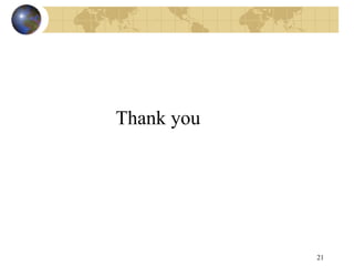 21
Thank you
 