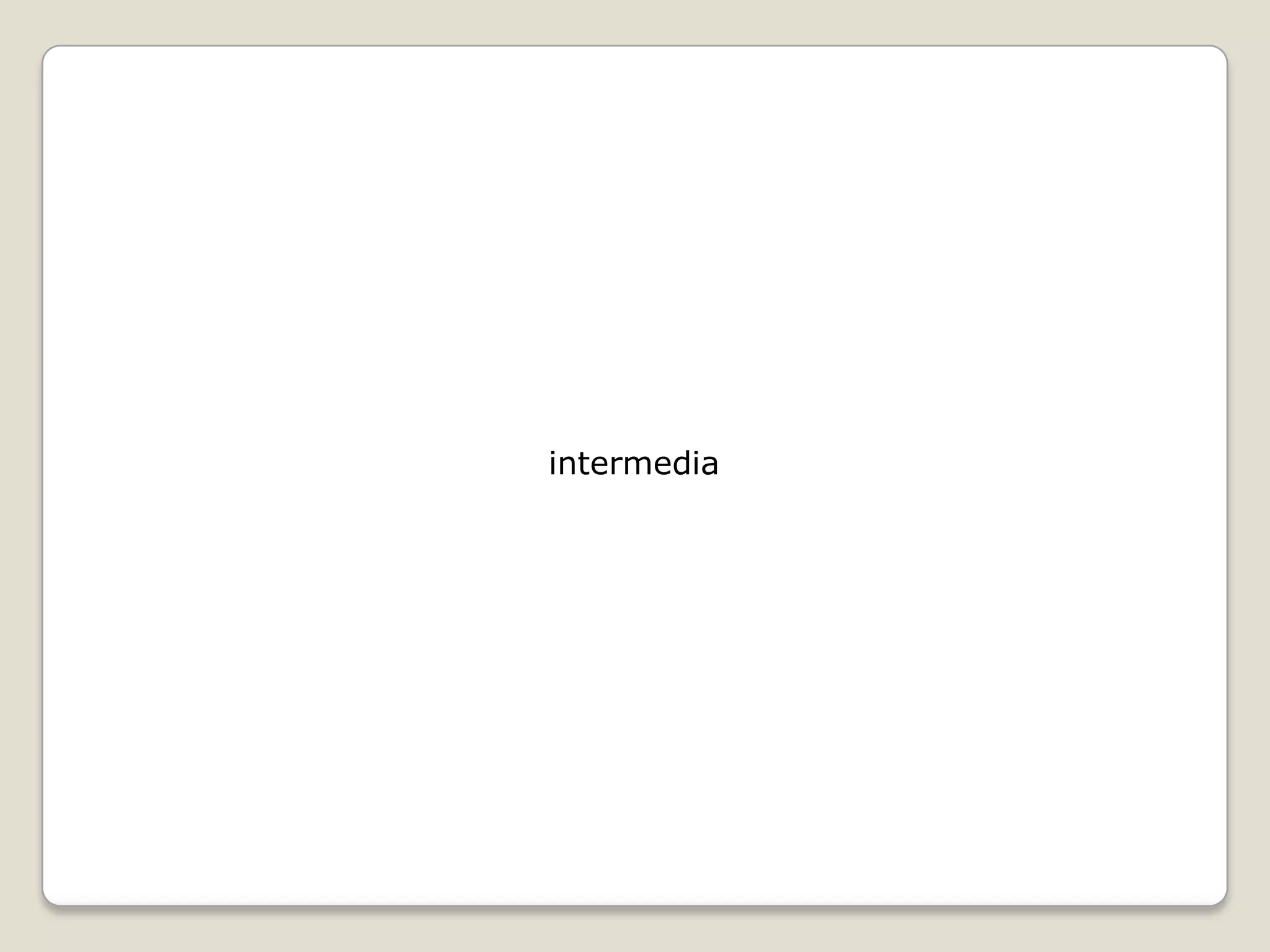 intermedia