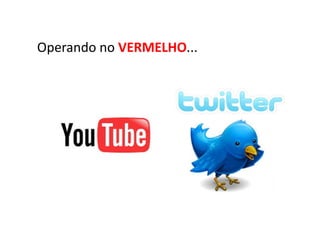 Operando no VERMELHO...
 