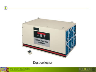 Dust collector
The Green Roundtable
(copyright © Green Roundtable 2007)
 