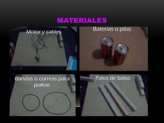 MATERIALES
 