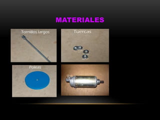 MATERIALES
 