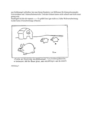 aus Geldmangel schließen, hat man lässig Hunderte von Millionen für Islamschwerpunkt-
Universitäten und Islamschulunterricht. Und den Grünen kanns nicht schnell und nicht teuer
genug sein.
Nachtigall ick hör dir trapsen.------ Es grüßt Eure (gar nicht so ) liebe Weltverschwörung.
Leider keine (Verschwörungs-)Theorie.




Abbildung 5
 