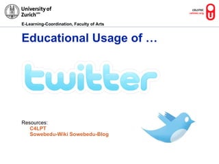 Educational Usage of … ,[object Object]