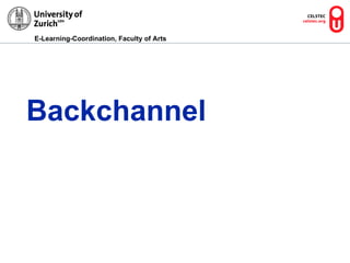 Backchannel 