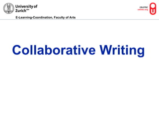 Collaborative Writing   