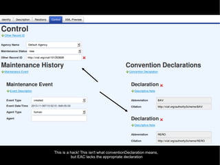 xEAC: XForms for EAC-CPF | ODP