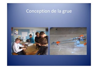Conception de la grue
 