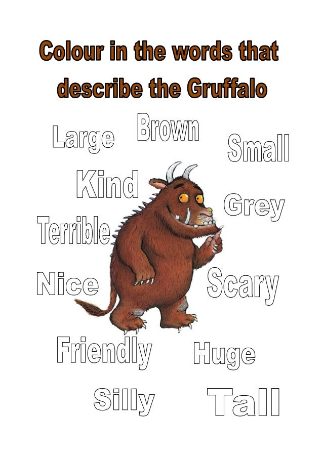 Gruffalo booklet