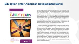 Education (Inter-American Development Bank)
14
 