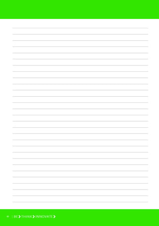 40 BE THINK INNOVATE
 