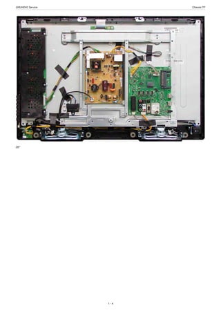 GRUNDIG Service	 Chassis TF
1 - 4
26"
 