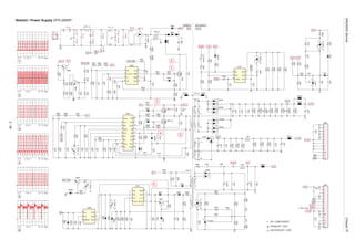 GRUNDIGService	ChassisTF
2-36
C601
1/2PC601
Q905
R611
C602
C604
C606
C610
R605 R606
R607
R610
R614
R621
C607
C608
C609
D604
IC601
R602R613
R622
R612
1/2
C908
C909
IC902
PC902
R907
R913
ZD904
ZD906
1/2
C906
C907
IC901
PC901
R905
R914
R915
ZD902
ZD903
CN1
L
CY1
CY4
F1 FL2
NTC1
R1A
C811
C823
Q802
R801R802
R803R804
R806
R813R818
R820
N
CY2
Q800
R1B
R2B
R821
R824
Z1
BD1
CX1
CX2
CY3
FL1
R2A
R822 R825
C803
C804
C805C806
C807
IC801
R817
C621
C623
C802
D601
D804
FB902
Q801
R601
R816
R819
R823
C800
C801
C801A
FB801
R807
R808AR808B
R811
R814
C813
NTC301
R300
R301
R302
ZD300
C240
C301
CY5
D240A
FB903
IC301
R303
R304
R305
PRIMARY
HOT COLD
SECONDARY
D805
D806
L800
R346
C244
C246
C300
R240A
R240B
R240C
R240D
R240E
R240F
R240G
1/2PC902R306
R307
R308
R309
R310
1/2
C340
D340
PC601
R340
R341
R344R345
R347
C242
C341
C342
C343
D341
FB240
FB241
IC340
R240H
R342
R343
C903
C904
C905
D902D903
Q901
R904
R916R917
ZD901
1/2
C954
C955
C956
IC951
PC901
R903
R952R953
R954
R955
R961
C611
C612 C613
C902
D901
R900
R901
C615
C622
D602
Q601
Q603
R603 R604
R608 R609
R620
ZD606
D120
T601
D240B
D240C
C120
C125
D240D
R120A
R120B
C603
C950C951
C951A
C952
D950
R951
T901
C951D
C953
FB951L951
C122
C123
FB121L120
R120C
R120D
R120E
R120F
C245
CN2
(STBY CTRL)
C124
C957
CN3
CP1CP2R968R969
1
2
3
54
6
Netzteil / Power Supply DPS-280RP	
1
2
3
4
5
6
 