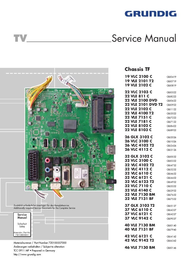 Grundig Manual Tv