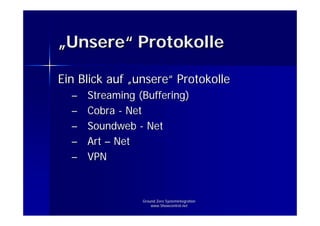 Grundlagen der IP Kommunikation
