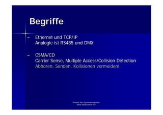 Grundlagen der IP Kommunikation