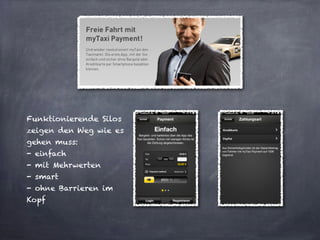 Funktionierende Silos
zeigen den Weg wie es
gehen muss:
- einfach
- mit Mehrwerten
- smart
- ohne Barrieren im
Kopf
 