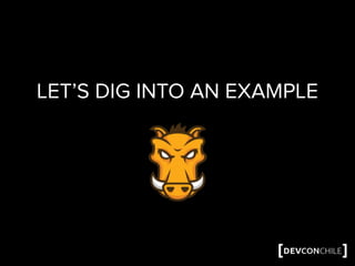 LET’S DIG INTO AN EXAMPLE
 