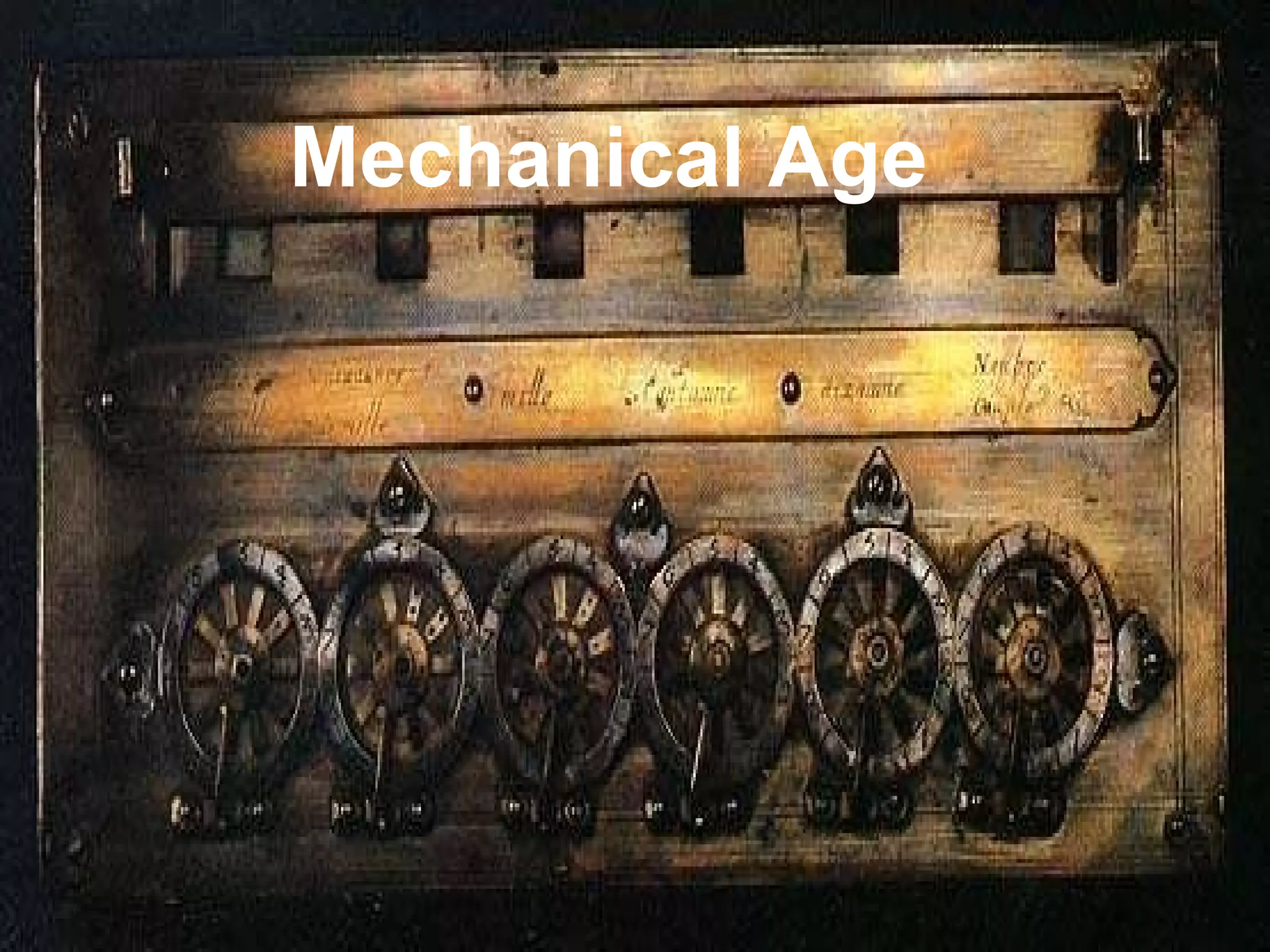 Mechanical Age   