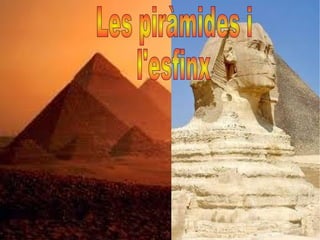 Les piràmides i  l'esfinx 