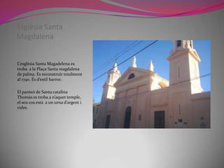 ESGLESIA DE SANTA MAGDALENA.