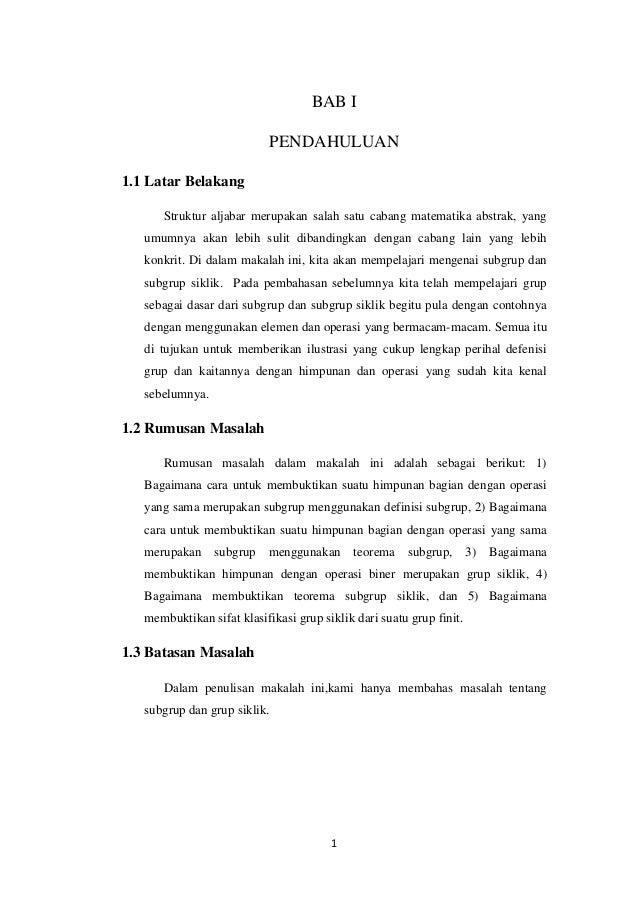 Grup Dan Subgrup Siklik