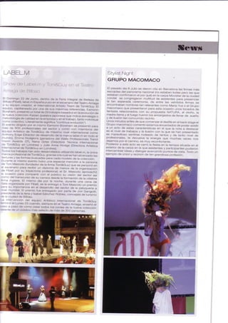 Grupo macomaco - artículos - revista fusion nº19 '08 ''stylist night''