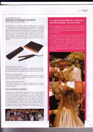 Grupo macomaco - artículos - revista fusion nº21 '09 ''el grupo macomaco vuelve a revolucionar salon look''