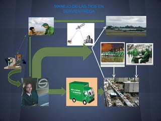 MANEJO DE LAS TICS EN
   SERVIENTREGA
 