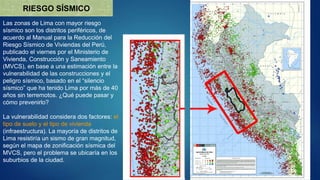 Zonas de Peligro en Peru | PPTX