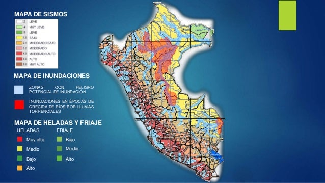 Zonas de Peligro en Peru
