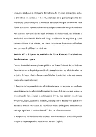 LA REGULACIÓN DEL PROCEDIMIENTO ADMINISTRATIVO EN
AMÉRICA LATINA CON OCASIÓN DE LA PRIMERA DÉCADA (2001-
2011) DE LA LEY D...