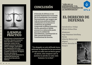 El Derecho de Defensa: Garantía Fundamental en el Proceso Judicial y su ...