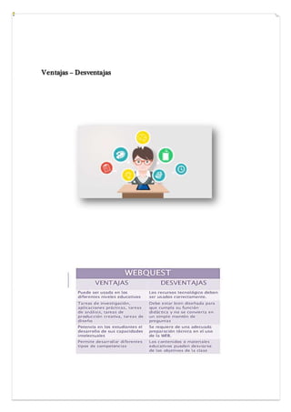 Ventajas – Desventajas
 