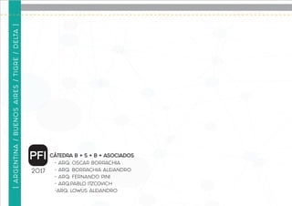 - ARQ. OSCAR BORRACHIA
- ARQ. BORRACHIA ALEJANDRO
- ARQ. FERNANDO PINI
- ARQ.PABLO ITZCOVICH
-ARQ. LOWUS ALEJANDRO
CÁTEDRA...