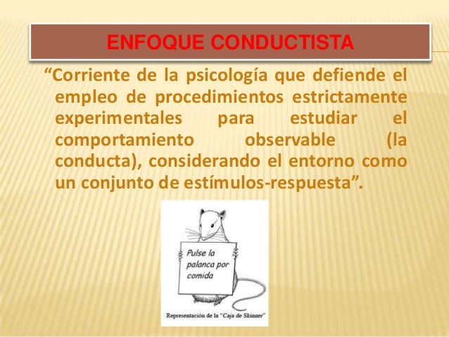 Grupo 1 el enfoque conductista