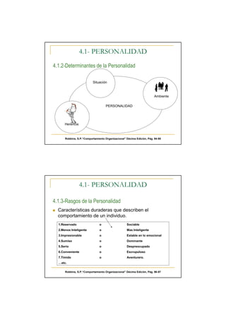 Personalidad y Emociones