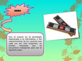 Con el avance en la tecnología
relacionada a la informática, y los
requerimientos de los usuarios que
cada vez son más exigentes, ya
existen
empresas
que
se
encuentran trabajando para dar el
siguiente paso.

 