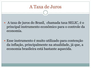 O queacontece se as contas de capitaiscairem e nãofinanciaremmaisosdéficitsemcontacorrente?A Balança de Pagamentos passará a sernegativaSe não houver intervenção direta da autoridade monetária e não provocando alterações no estoque de reservas internacionais:A tendência à elevação da taxa de câmbio materializa-se e a moeda é depreciada, 