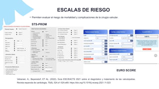 Patología valvular cardíaca CARDIOLOGIA. | PPTX
