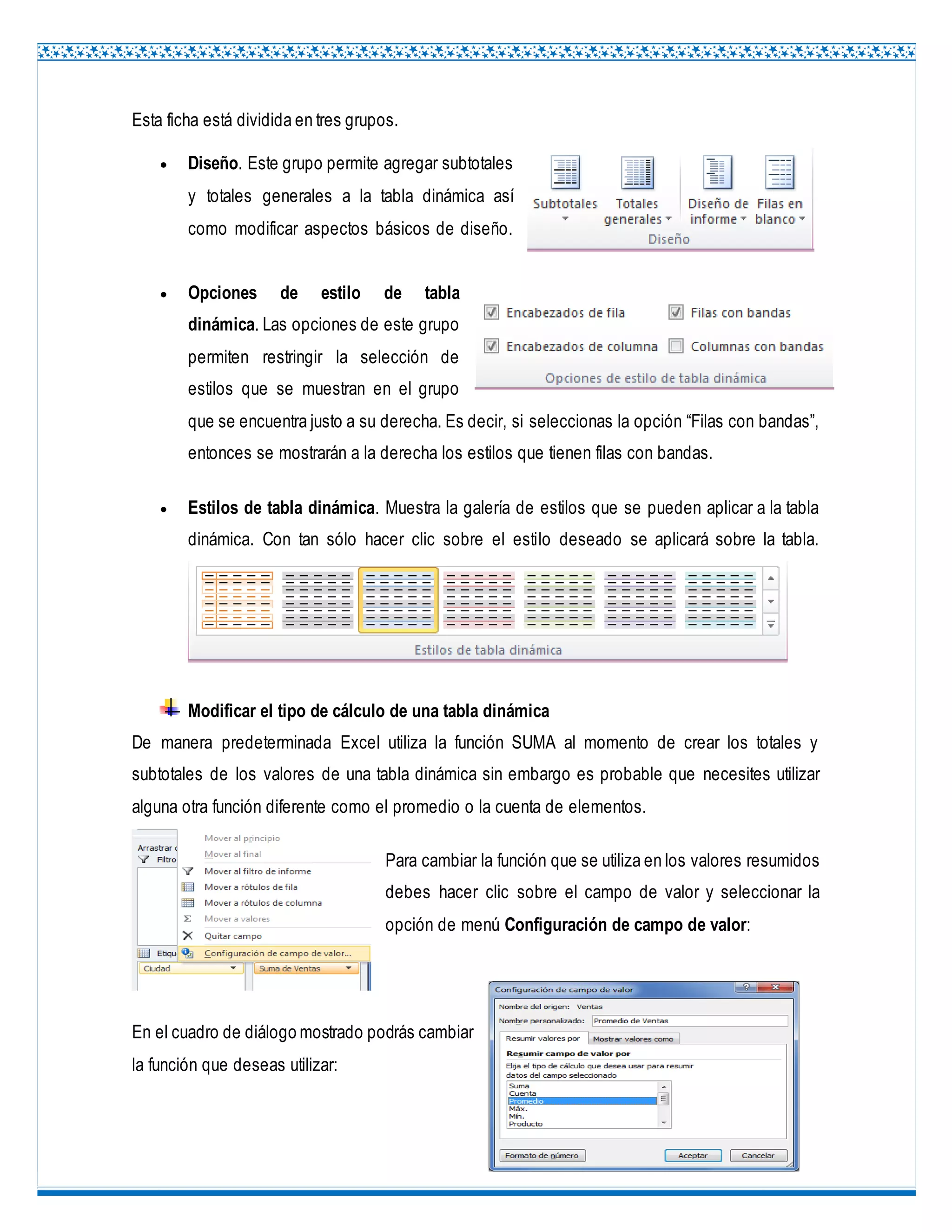 Tablas dinamicas y formato condicional PDF