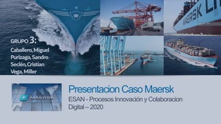 PresentacionCasoMaersk
ESAN - Procesos Innovación y Colaboracion
Digital – 2020
 