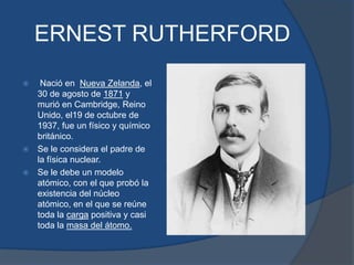Modelo atómico de Rutherford