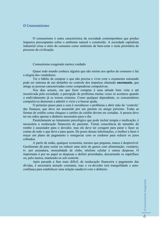 Causas do consumismo exagerado - Grupo3 