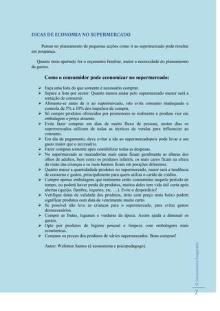 Causas do consumismo exagerado - Grupo3 