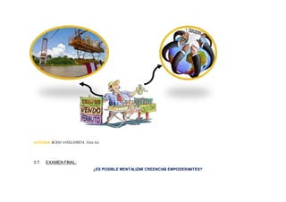 AUTORA ROJAS AVELLANEDA, Yara Liz.
3.7. EXAMEN FINAL:
¿ES POSIBLE MENTALIZAR CREENCIAS EMPODERANTES?
 